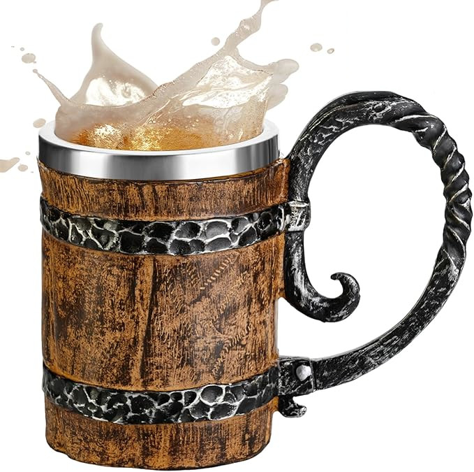 Vintage Mug™ Jarra de Cerveza Vikinga 500ml